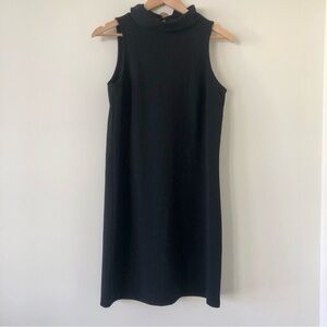 Banana Republic Sleeveless Little Black Dress with High Collar Size Small